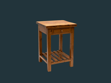 Vintage Pine Table with Drawer