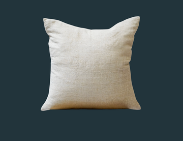 123. Handmade Textured Linen Pillow