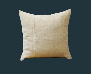 129. Handmade Textured Linen Pillow