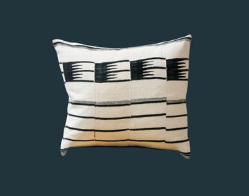13. Handmade Vintage African Textile Pillow