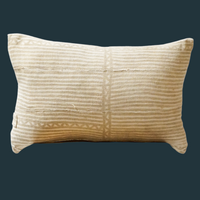 30. Handmade African Textile Lumbar Pillow