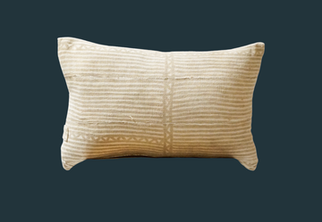 30. Handmade African Textile Lumbar Pillow