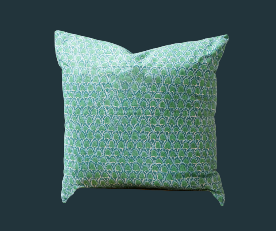37. Handmade Block Print Pillow
