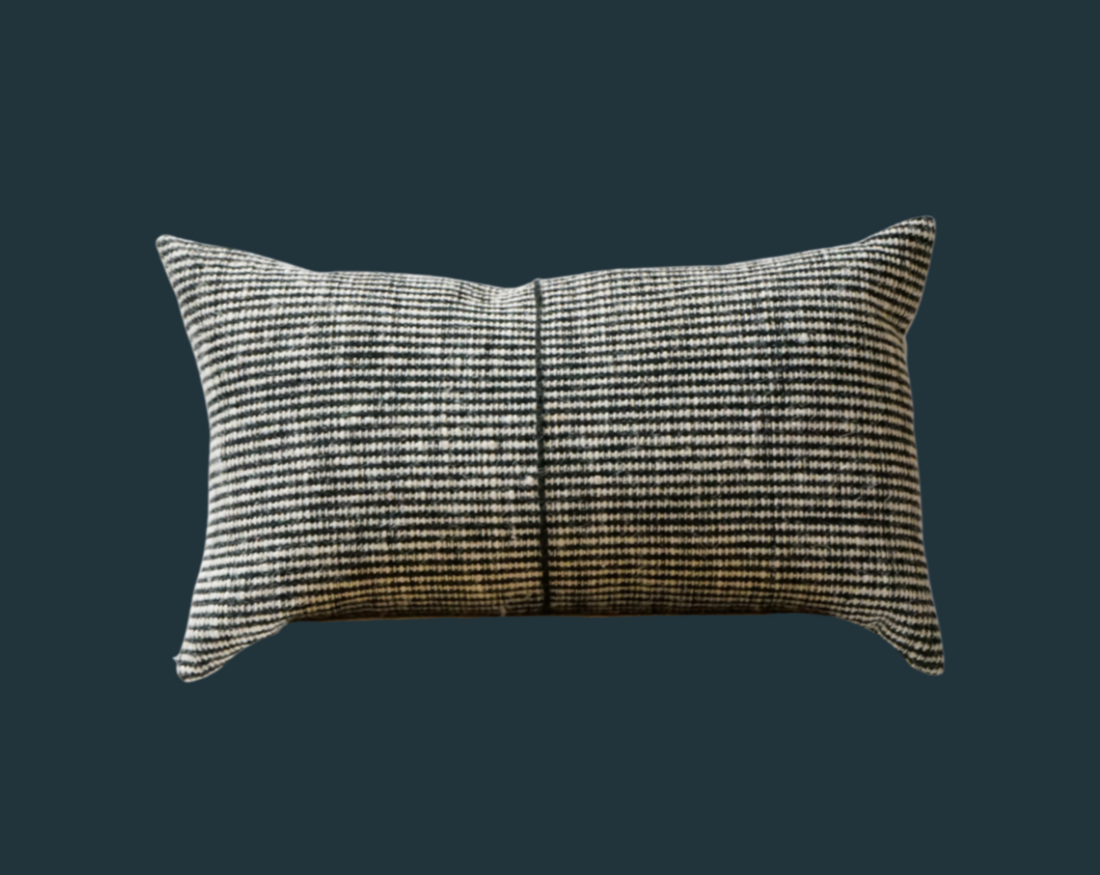 45. Handmade Textured Lumbar Pillow
