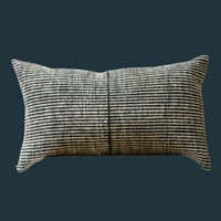 45. Handmade Textured Lumbar Pillow