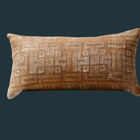 42. Handmade Block Printed Lumbar Pillow