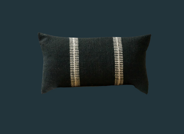 47. Handmade Textured Railroad Lumbar
