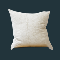 621. Handmade Vintage Textile Throw Pillow