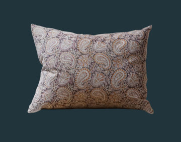 99. Handmade Block Print Small Lumbar Pillow