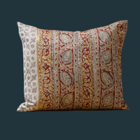 99. Handmade Block Print Small Lumbar Pillow