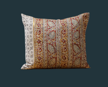 99. Handmade Block Print Small Lumbar Pillow