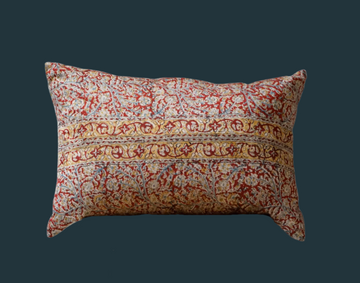 98. Handmade Block Print Lumbar Pillow