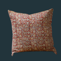 97. Handmade Block Print Textile Pillow