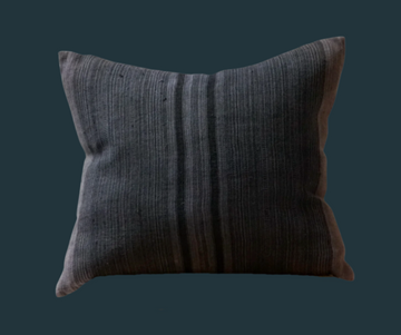 81. Handmade Vintage Textured Stripe Pillow