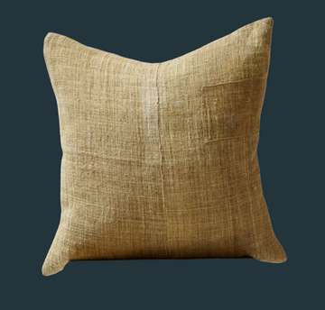 61. Handmade Textured Harvest Linen Pillow