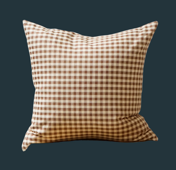 59. Handmade Vintage Gingham Pillow