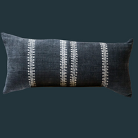 48. Handmade Textured Dyed Lumbar Pillow