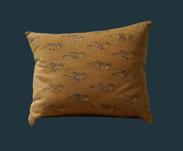 100. Handmade Parrot Textile Pillow