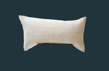 35. Textured Linen Long Bolster