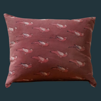 96. Handmade Vintage Parrot Pillow