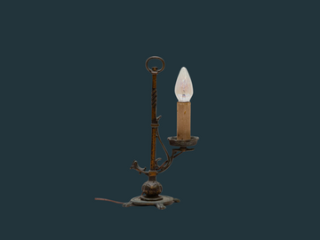 Antique Candelabra Lamp (Pair)