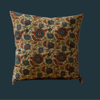 91. Handmade Block Print Textile Pillow