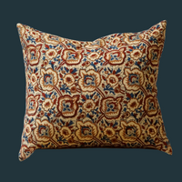 88. Handmade Block Print Textile Pillow