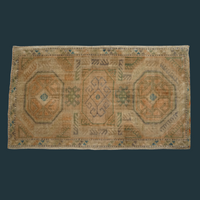 Small Vintage Turkish Rug 510.