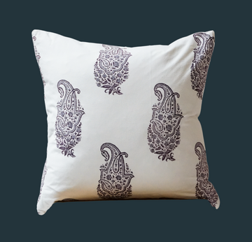 73. Handmade French Block Print Pillow