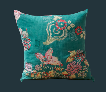 70. Handmade Vintage Textile Pillow