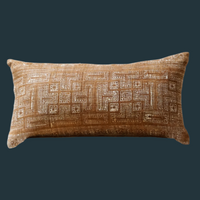 42. Handmade Block Printed Lumbar Pillow