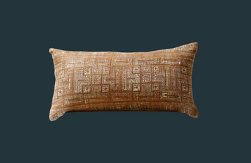 42. Handmade Block Printed Lumbar Pillow