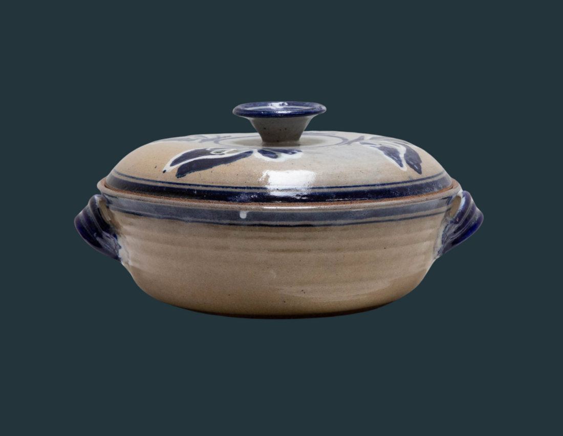 Vintage Hand Painted Crock