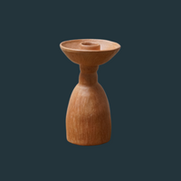 Mexican Clay Candleholder: Light Terracotta