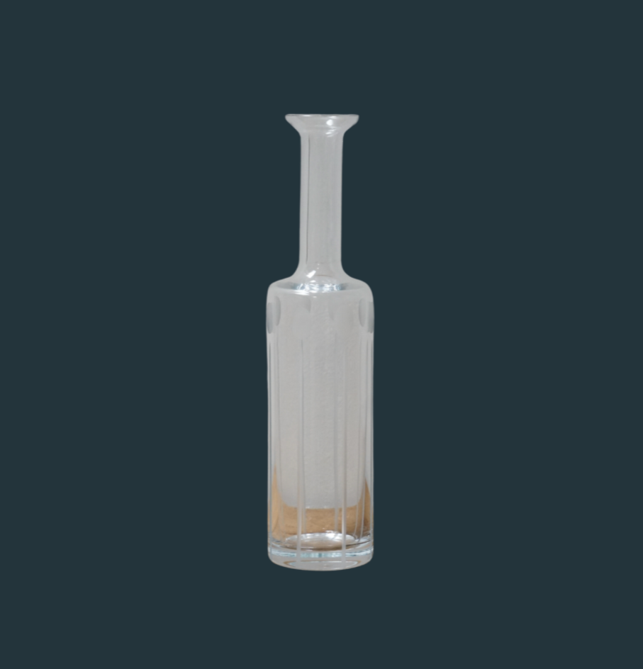 Handblown Tall Slim Neck Vase