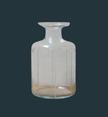 Handblown Wide Glass Vase