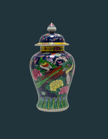Cloisonne Ginger Jar