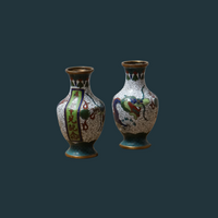 Small Cloisonné Vase (pair)