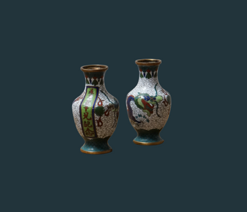 Small Cloisonné Vase (pair)
