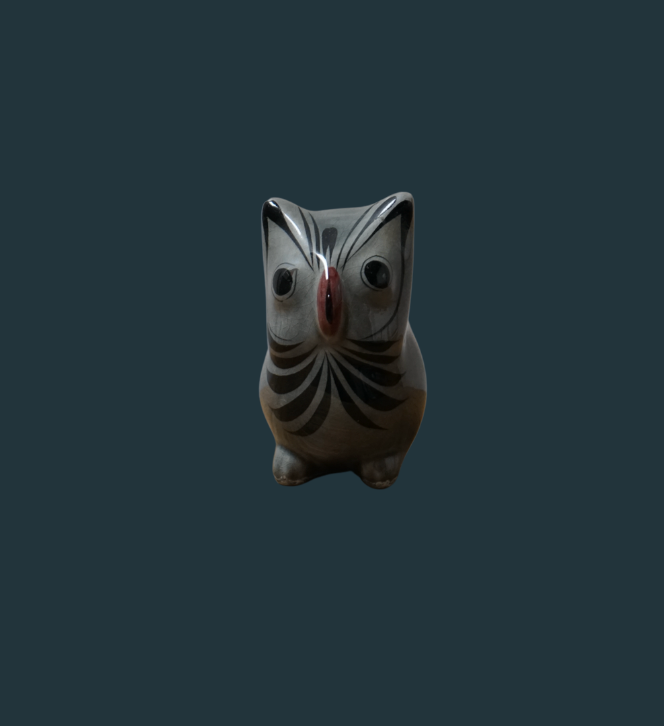 Vintage Mexican Tonala Owl