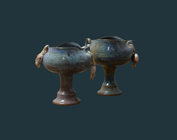 Vintage Ceramic Chinese Goblets (set of four)