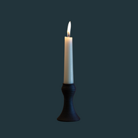 African Ceramic Taper Holder II