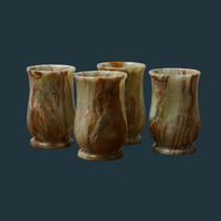 Antique Onyx Goblets (set of 4)