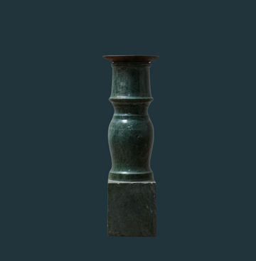 Vintage Jade Candlestick