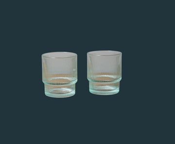Ribbed Tumblers (set of two)
