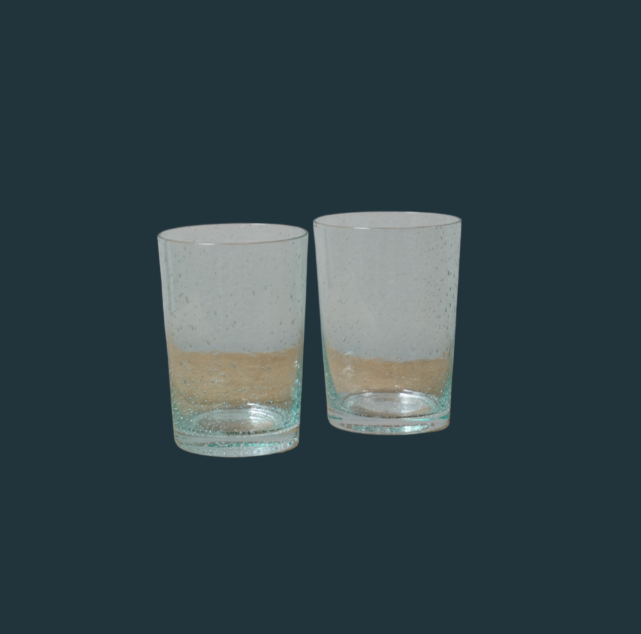 Hand Blown Water Glass (set of two)