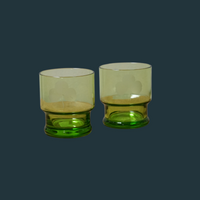 Vintage Stackable Clover Glassware (set of four)