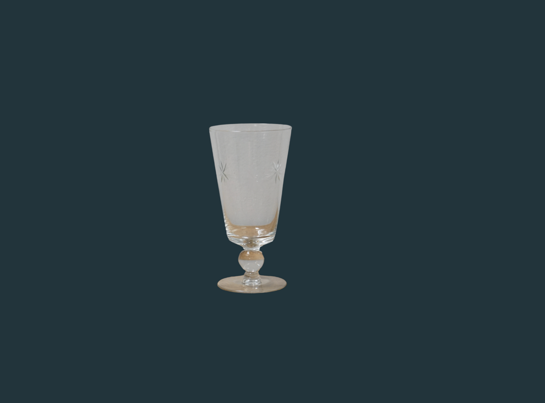Etched Star Celebration Glasses (set of four)