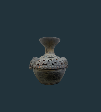 Elephant Clay Vase