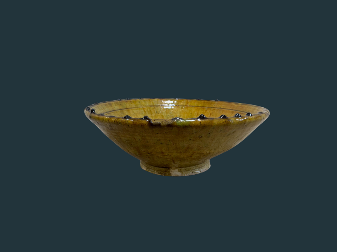 Olive Green Glazed Bowl